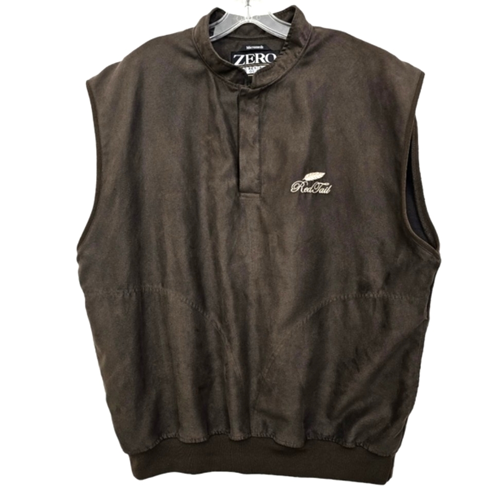 Zero Restriction Golf Outerwear Dark Brown Microsuede